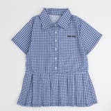 ブルー | チェックシャツプリーツワンピース | URBAN CHERRY