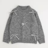 グレー | リボンニットプルオーバー | URBAN CHERRY