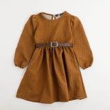 ブラウン | ジャガードフレアワンピース+スクエアベルト | URBAN CHERRY