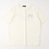 アイボリー | 【CHIPIE/シピ】フレンチリボンロゴプリントTシャツ | URBAN CHERRY
