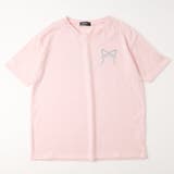 ピンク | 【CHIPIE/シピ】フレンチリボンロゴプリントTシャツ | URBAN CHERRY