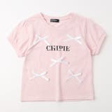 ピンク | 【CHIPIE/シピ】リボンデザインパフスリーブトップス | URBAN CHERRY