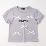 グレー | 【CHIPIE/シピ】リボンデザインパフスリーブトップス | URBAN CHERRY