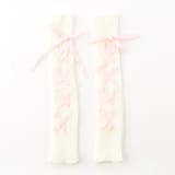 ピンク | ギンガムチェックレースアップレッグウォーマー | URBAN CHERRY