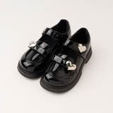 ブラック | エナメルハートベルトローファー | URBAN CHERRY