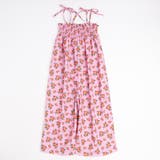 ピンク | ショルダーリボンギャザーリラックスオールインワン | URBAN CHERRY