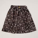 ベージュ | レオパード台形スカート | URBAN CHERRY