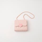 ピンク | キルティングハートショルダーチェーンバッグ | URBAN CHERRY