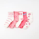ピンク | 【5足セット】ポップロゴデザインソックスセット | URBAN CHERRY