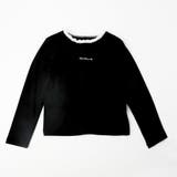 ブラック | フロントロゴフリルトップス | URBAN CHERRY
