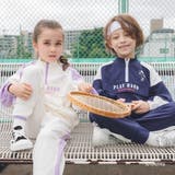 ディズニー ロゴプリントオーバーサイズハーフジップスウェット+サイドラインパンツ | URBAN CHERRY | 詳細画像1
