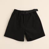 ブラック | ベルト付きデザインハーフパンツ | URBAN CHERRY