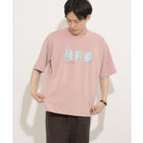 PINK | 【別注】アートグラフィックTシャツ(5分袖) | SENSE OF PLACE