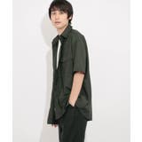 GREEN | CPOシャツ(5分袖) | SENSE OF PLACE