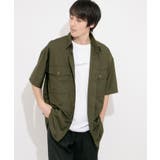 KHAKI | CPOシャツ(5分袖) | SENSE OF PLACE