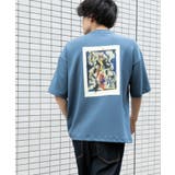 BLUE① | 『別注』グラフィックアートTシャツ A | SENSE OF PLACE