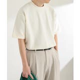 WHITE | ツイルポンチTシャツ(5分袖) | SENSE OF PLACE