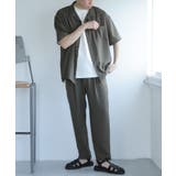 『セットアップ対応』『イージーケア』ダブルタックテーパードスラックス | SENSE OF PLACE | 詳細画像47