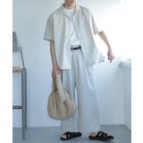 『セットアップ対応』『イージーケア』チェックリネンライクボリュームワイドパンツ | SENSE OF PLACE | 詳細画像13