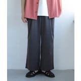 『セットアップ対応』『イージーケア』チェックリネンライクボリュームワイドパンツ | SENSE OF PLACE | 詳細画像18
