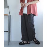 『セットアップ対応』『イージーケア』チェックリネンライクボリュームワイドパンツ | SENSE OF PLACE | 詳細画像20