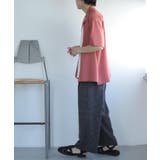『セットアップ対応』『イージーケア』チェックリネンライクボリュームワイドパンツ | SENSE OF PLACE | 詳細画像23