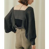 ラメバックオープンメッシュボレロ | SENSE OF PLACE | 詳細画像19