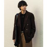 BROWN | 『セットアップ対応』 コーデュロイダブルルーズジャケット | SENSE OF PLACE