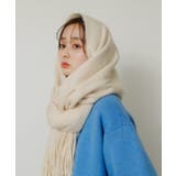 『ユニセックス』ニットフリンジストール | SENSE OF PLACE | 詳細画像1