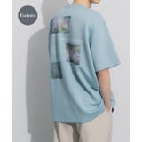 L.BLUE | 『別注』Claude Monet グラフィックアートTシャツ(5分袖)B | SENSE OF PLACE