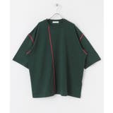 『ユニセックス』ブランケットステッチルーズTシャツ(5分袖) | SENSE OF PLACE | 詳細画像11