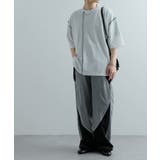 『ユニセックス』ブランケットステッチルーズTシャツ(5分袖) | SENSE OF PLACE | 詳細画像18