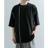 『ユニセックス』ブランケットステッチルーズTシャツ(5分袖) | SENSE OF PLACE | 詳細画像22