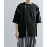 『ユニセックス』ブランケットステッチルーズTシャツ(5分袖) | SENSE OF PLACE | 詳細画像23