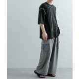 『ユニセックス』ブランケットステッチルーズTシャツ(5分袖) | SENSE OF PLACE | 詳細画像27