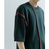 『ユニセックス』ブランケットステッチルーズTシャツ(5分袖) | SENSE OF PLACE | 詳細画像28