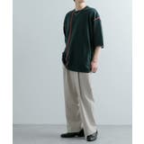 『ユニセックス』ブランケットステッチルーズTシャツ(5分袖) | SENSE OF PLACE | 詳細画像33