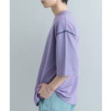 『ユニセックス』ブランケットステッチルーズTシャツ(5分袖) | SENSE OF PLACE | 詳細画像39
