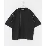 『ユニセックス』ブランケットステッチルーズTシャツ(5分袖) | SENSE OF PLACE | 詳細画像4