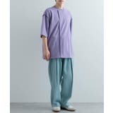 『ユニセックス』ブランケットステッチルーズTシャツ(5分袖) | SENSE OF PLACE | 詳細画像41
