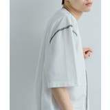 『ユニセックス』ブランケットステッチルーズTシャツ(5分袖) | SENSE OF PLACE | 詳細画像42