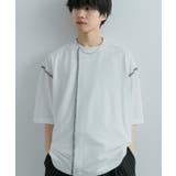 『ユニセックス』ブランケットステッチルーズTシャツ(5分袖) | SENSE OF PLACE | 詳細画像44