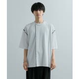 『ユニセックス』ブランケットステッチルーズTシャツ(5分袖) | SENSE OF PLACE | 詳細画像49