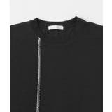 『ユニセックス』ブランケットステッチルーズTシャツ(5分袖) | SENSE OF PLACE | 詳細画像5
