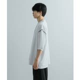 『ユニセックス』ブランケットステッチルーズTシャツ(5分袖) | SENSE OF PLACE | 詳細画像50
