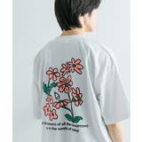 『ユニセックス』ポップアートフラワーグラフィックTシャツ B | SENSE OF PLACE | 詳細画像15 