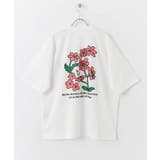 『ユニセックス』ポップアートフラワーグラフィックTシャツ B | SENSE OF PLACE | 詳細画像3 