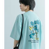 『ユニセックス』ポップアートフラワーグラフィックTシャツ B | SENSE OF PLACE | 詳細画像35 