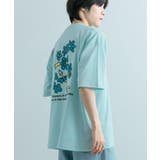 『ユニセックス』ポップアートフラワーグラフィックTシャツ B | SENSE OF PLACE | 詳細画像45 