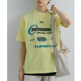 YELLOW | フェードロゴグラフィックTシャツ(5分袖) | SENSE OF PLACE